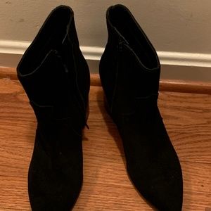 Size 11 Leather Texas Hold ‘em Black Booties